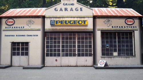 Garage peugeot kit - peugeot, 1/43°