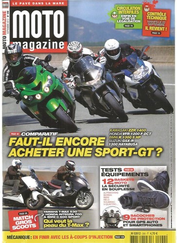 Moto magazine 290 kawa - n°290, zzr