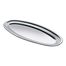 Plateau Poisson Ovale En Acier