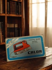 Fer à repasser ancien Calor petit modèle vintage collection rétro décoration