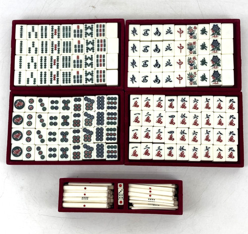 Ensemble mahjong japonais - ensemble,