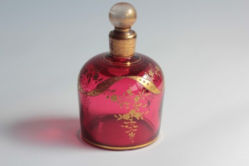 Flacon parfum verre rubis - à,