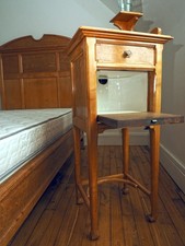 Lit et chevet 1930 - Sommier 190 x 80 cm Hors montant