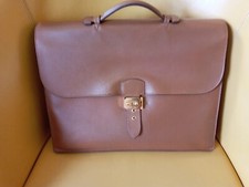 Hermes Porte-documents Sac A Depeche Gold