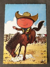 Vintage : rare carte postale Chouchou et Yéyé - années 60