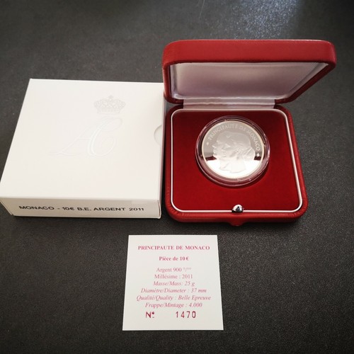 Euros argent monaco 2011 - argent,