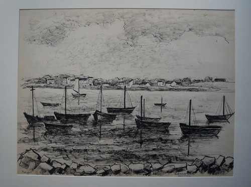 Dessin encre morgat - dessin,
