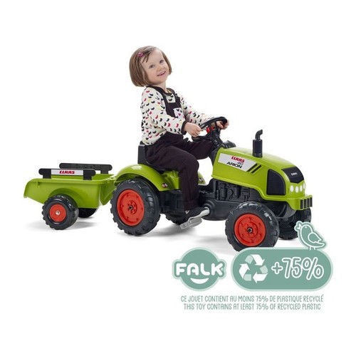 Tracteur avec remorque - , et