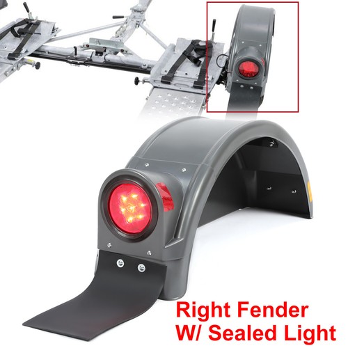 Right fender plastic - fender, gray