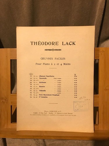 Théodore lack sicilienne pour - lack,