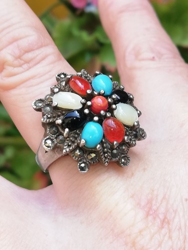 Bague argent ancienne 925 - en,
