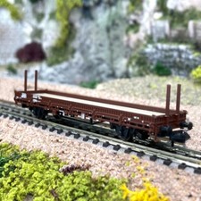 Wagon plat rebords bas à