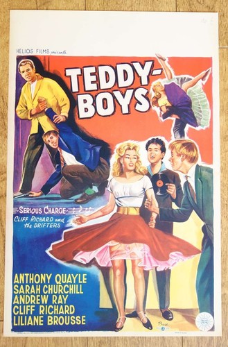 Teddy boys pin affiche - pin-up,