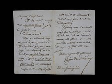 Eugene DE MIRECOURT - lettre