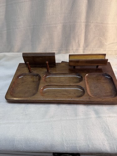 Vtg london leather wooden - london,