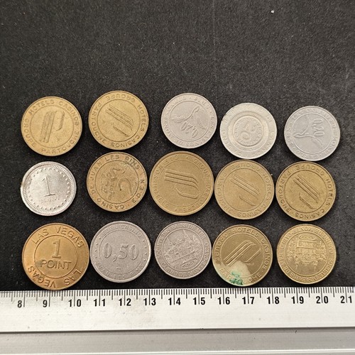 Lot jetons casino metal - lot,