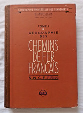 Géographie des chemins fer - chemins,