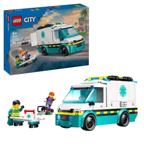 Lego city 60451 ambulance de - city,