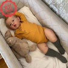 Toddler Dolls 28" Realistic Silicone Vinyl Newborn w/ Clothes & Toys Age 3+ Boys