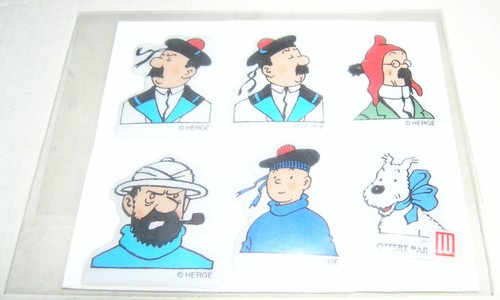 Autocollants tintin - 6, /