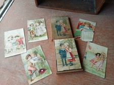 Ancien jeu cubes bois - jeu, de