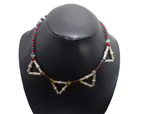 Ancien collier touareg argent - touareg,