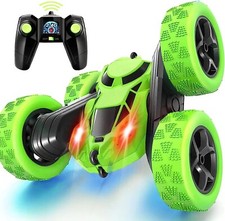 Voiture Cascadeur RC Double Face Télécommande 2.4G Rotation 360° Dérive TT