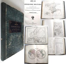 Atlas de géographie militaire pour l'École militaire de Saint-Cyr 1859 Lavallée