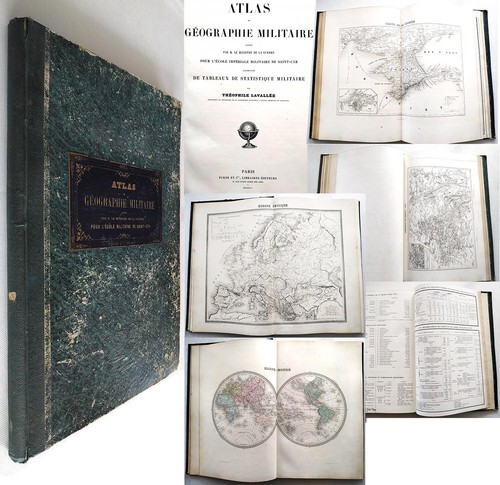 Atlas géographie militaire - atlas, de