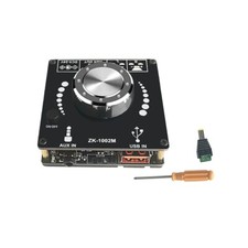 Amplificateur audio stéréo 100 W + 100 W Bluetooth 5.0 pour Home Cinéma AUX U...