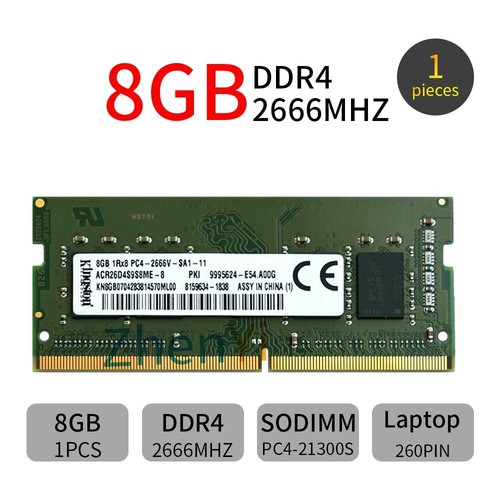 8gb 4go ddr4 2666mhz pc4 - ddr4, pc4-21300