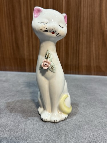 Vintage figurine chat - vintage, en