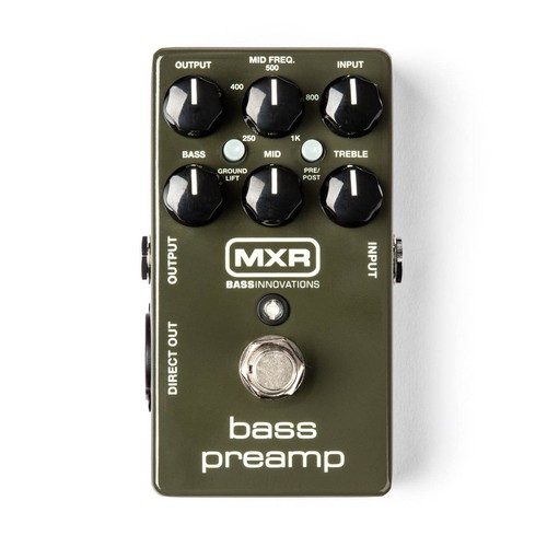 Mxr m81 bass preamp pedal - mxr,
