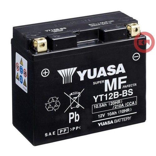 Batterie yuasa yt12b 12v - batterie, yt12b-bs