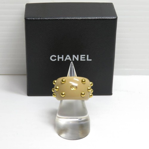 Chanel bague beige - bague,