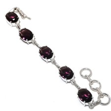 Bracelet solitaire en argent