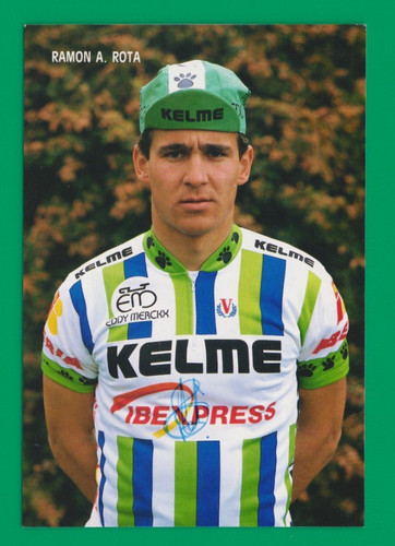 Cyclisme carte cycliste ramon - carte,