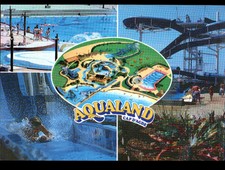CAP D'AGDE (34) AQUALAND / JEUX PISCINE , TOBOGGAN NIGARA & ANACONDA animés