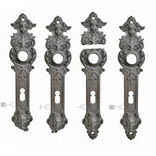 4X Plaque De Porte Antique En Fer Ange Diable Ancien Poignée De Porte 20 Mm 72