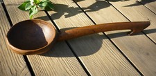 Cuillère – Louche ancienne en bois - Alpes - Gap