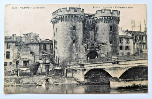 Cpa verdun bombardé - , (1921)