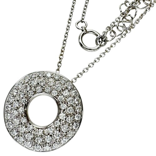 Collier diamant type beignet