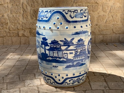 Tabouret chinois céramique - chinois, en