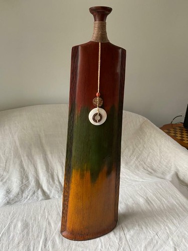 Vase style africain bois - de,