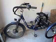 women's tricycle, blue, 24"