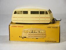 Dinky Toys F n° 811 caravane avec glaces version toit strié en boîte 1/43