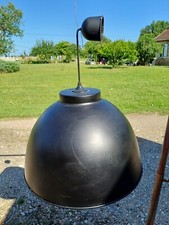 Suspension Industrielle Métal Noir