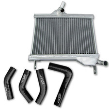 Aluminum Radiator & black Hose