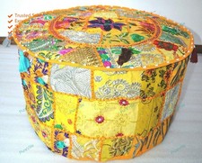 Indien Floral Pouf Ottomane
