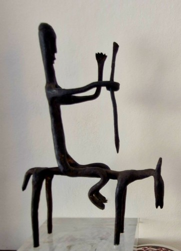 Art africain statuette fer - africain,
